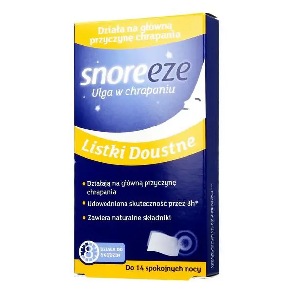 Snoreeze listki doustne 14 sztuk - 1 - Apteka HIT