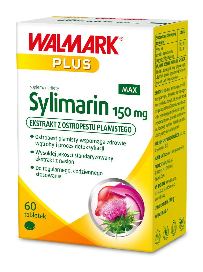 Sylimarin Max 150 mg 60 tabl. - 1 - Apteka HIT