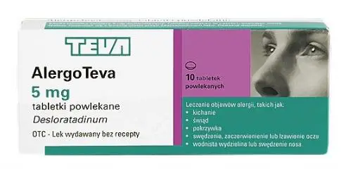 Alergo Teva 5 mg 10 tabletek - 1 - Apteka HIT