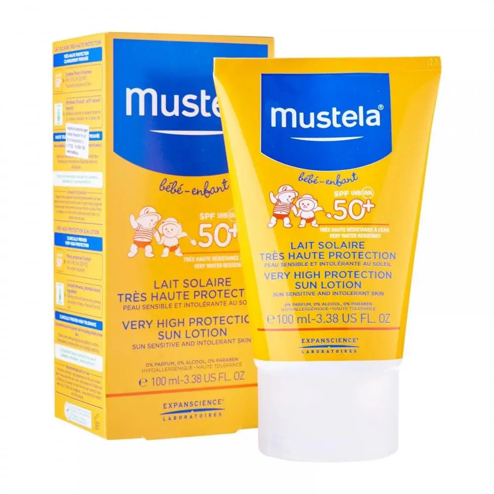 Mustela bebe-enfant mleczko przeciwsłoneczne do twarzy SPF 50+ 40 ml - 1 - Apteka HIT