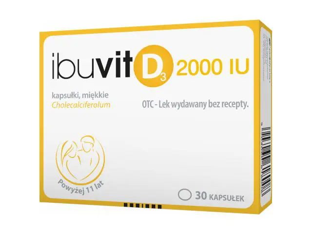 Ibuvit D3 2000 Lek 30 kapsułek - 1 - Apteka HIT