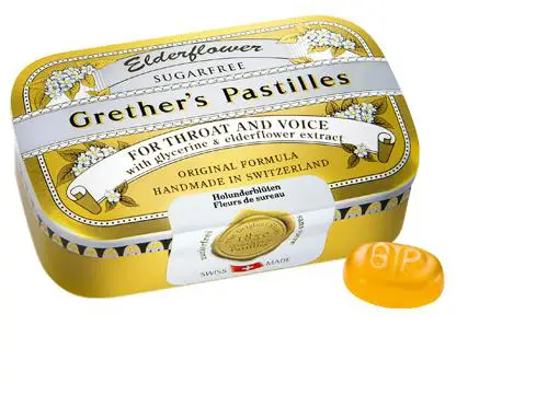 Grethers Pastilles Elderflowers pastylki z czarnym bez 60 g - 1 - Apteka HIT