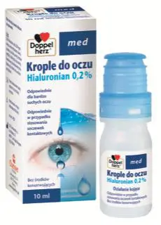 Doppelherz Med Krople do oczu Hialuronian 0,2% 10 ml - 1 - Apteka HIT