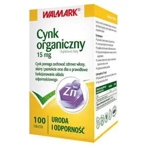 Cynk Organiczny 15 mg 100 tabl. - 1 - Apteka HIT