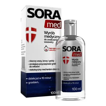 Sora Med płyn do zwalczania wszawicy 100 ml - 1 - Apteka HIT