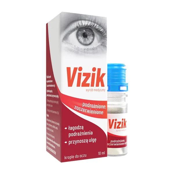 Vizik krople na podrażnione i zaczerwienione oczy 10 ml - 1 - Apteka HIT