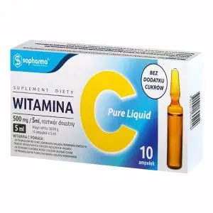 Witamina C Pure Liquid 500 mg/ 5 ml - 1 - Apteka HIT