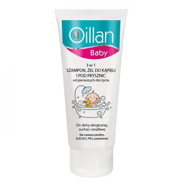 Oillan Baby szampon żel do mycia i do kąpieli 3w1 200 ml - 1 - Apteka HIT