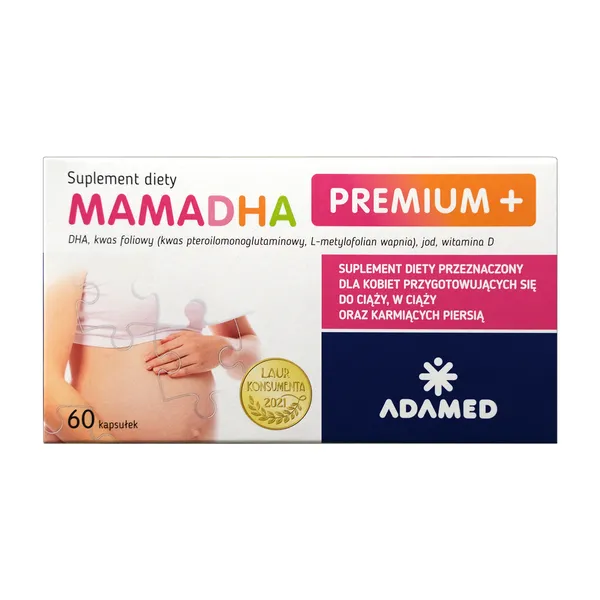 MamaDHA Premium + 60 kaps. - 1 - Apteka HIT