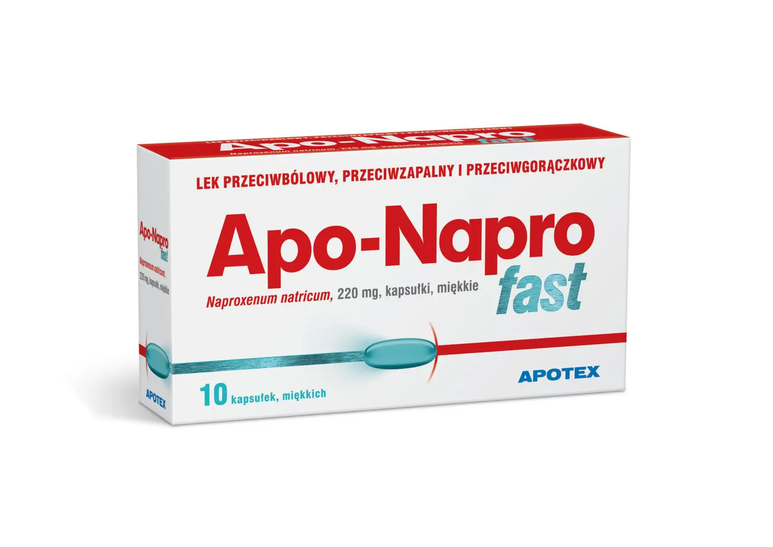 Apo-Napro Fast 10 kaps. - 1 - Apteka HIT