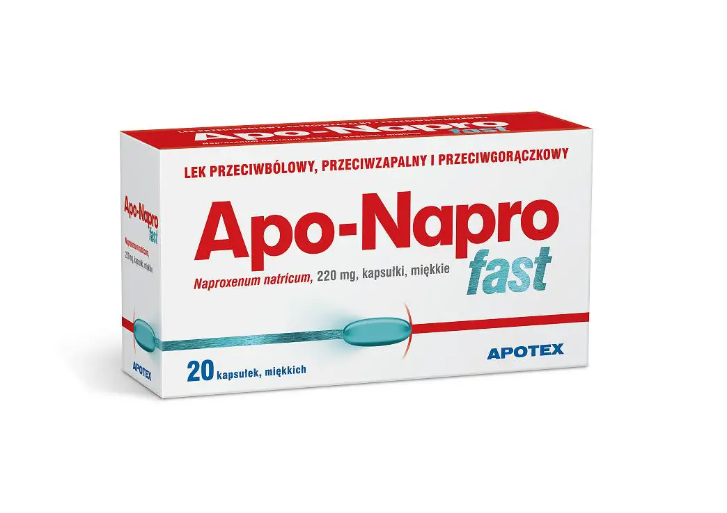 Apo-Napro Fast 20 kaps. - 1 - Apteka HIT