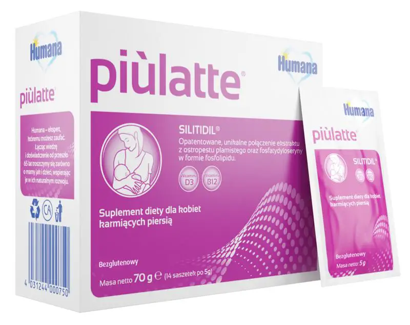 Humana Piulatte 14 sasz. 5 g - 1 - Apteka HIT