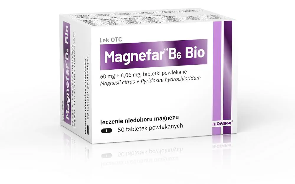 Magnefar B6 Bio 50 tabl. - 1 - Apteka HIT