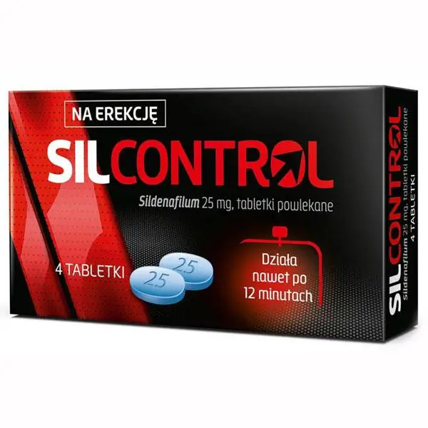 Silcontrol 25 mg 4 tabl. - 1 - Apteka HIT