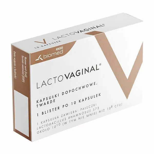 Lactovaginal 10 kaps. dopochwowych - 1 - Apteka HIT