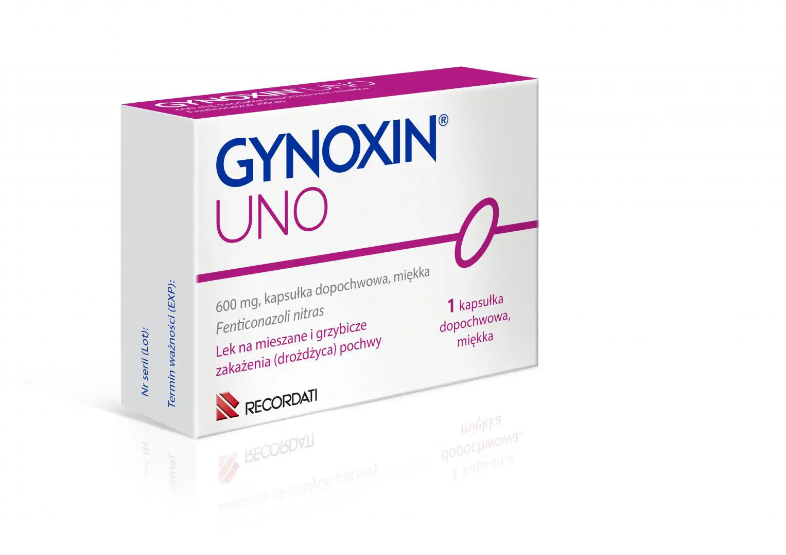 Gynoxin Uno 600 mg 1 kaps. dopochwowa miękka - 1 - Apteka HIT