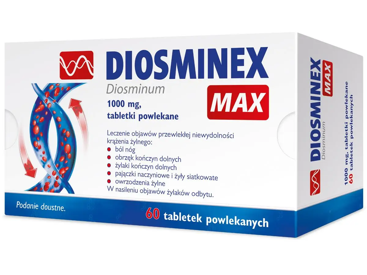 Diosminex max 60 tabl. - 1 - Apteka HIT