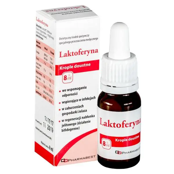 Laktoferyna krop. doustne 8 ml - 1 - Apteka HIT