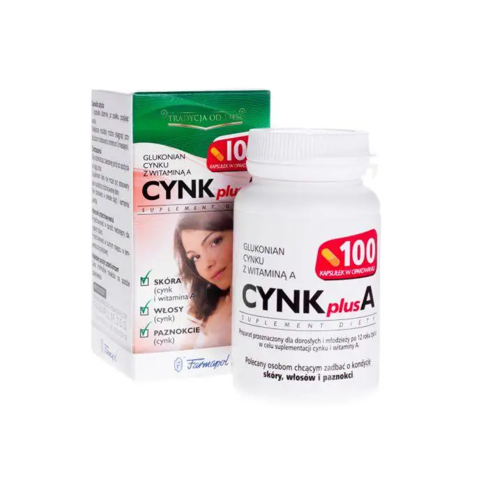 Cynk Plus A 100 kaps. - 1 - Apteka HIT