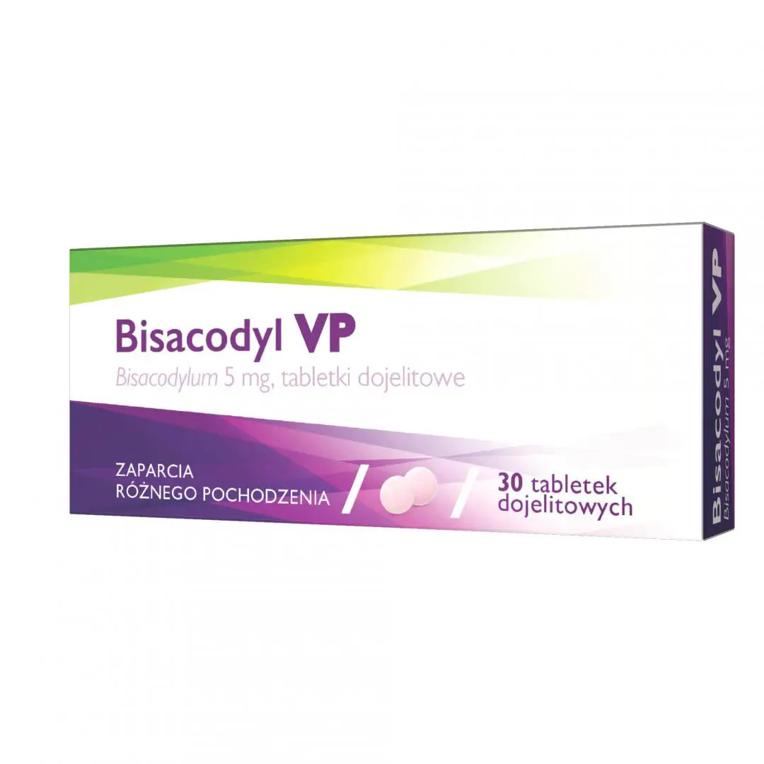 Bisacodyl VP 5 mg 30 tabletek - 1 - Apteka HIT