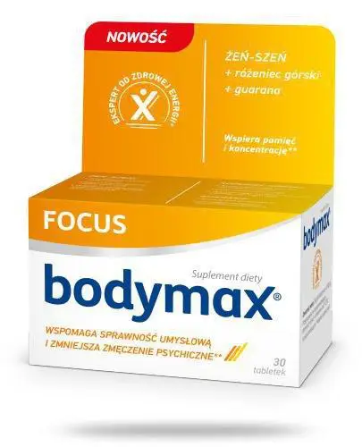 Bodymax Focus 30 tabl. - 1 - Apteka HIT