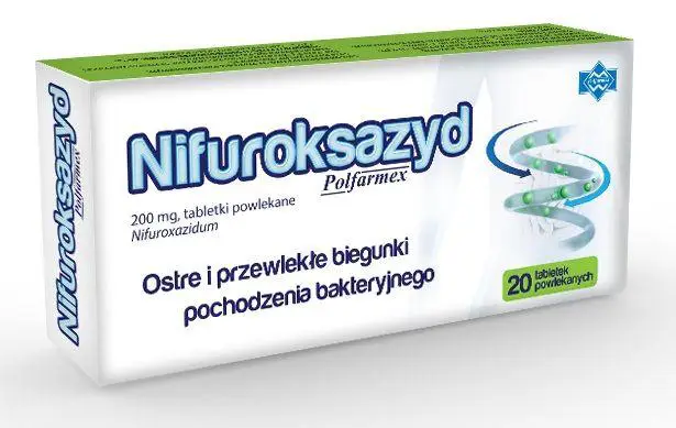 Nifuroksazyd Polfarmex 20 tabl. - 1 - Apteka HIT