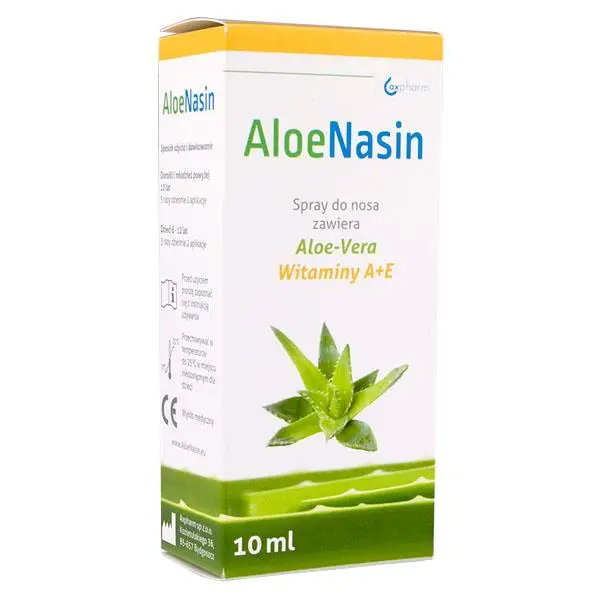 AloeNasin A+E spray do nosa 10ml - 1 - Apteka HIT