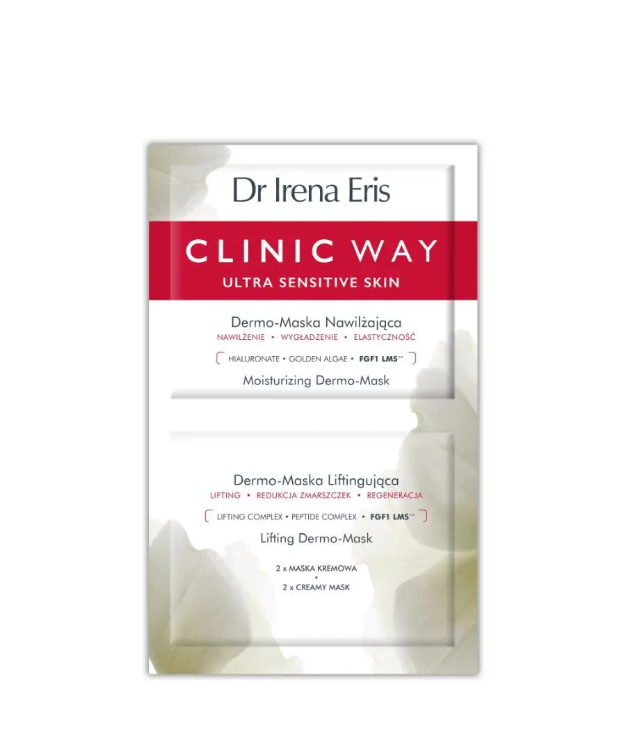 Dr Irena Eris Clinic Way dermo-maska nawilżająca 2 x 6 ml - 1 - Apteka HIT