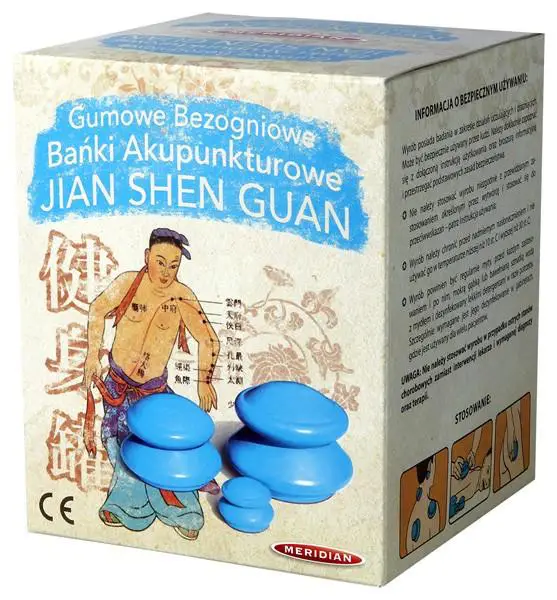 Bańki akupunkturowe Jian Shen Guan gumowe 4 szt. - 1 - Apteka HIT