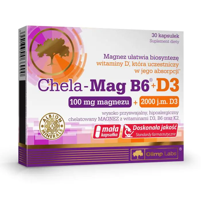 Olimp Chela-Mag B6+D3 30 kaps. - 1 - Apteka HIT