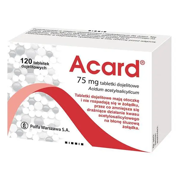 Acard 75 mg 120 tabl. - 1 - Apteka HIT