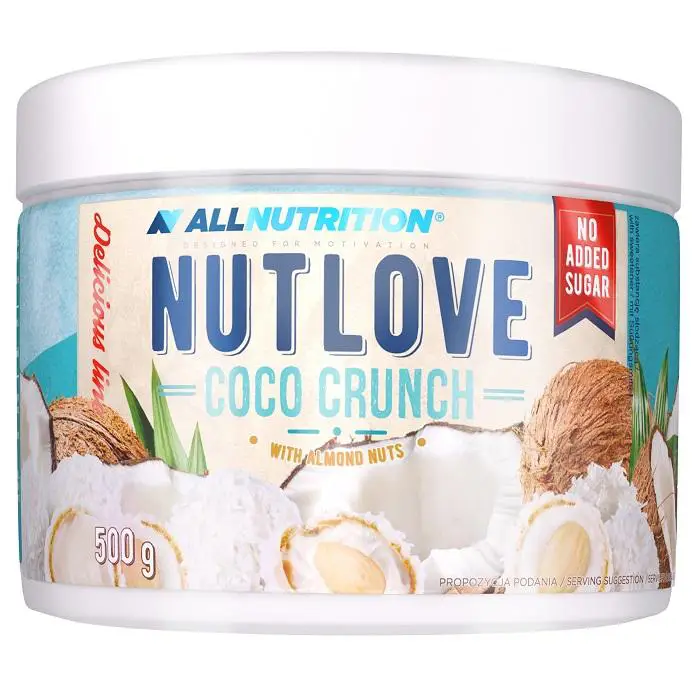 Allnutrition Nutlove Coco Crunch Krem migdałowo-kokosowy 500 g - 1 - Apteka HIT