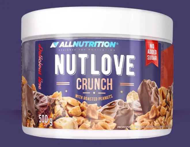 Allnutrition Nutlove Crunch Czekoladowy Krem z chrupiącymi orzeszkami 500 g - 1 - Apteka HIT