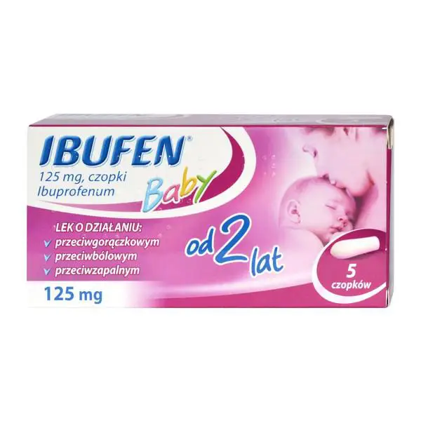 Ibufen Baby 125 mg 5 czopków - 1 - Apteka HIT