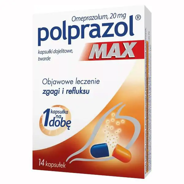 Polprazol Max 20 mg 14 kaps. - 1 - Apteka HIT