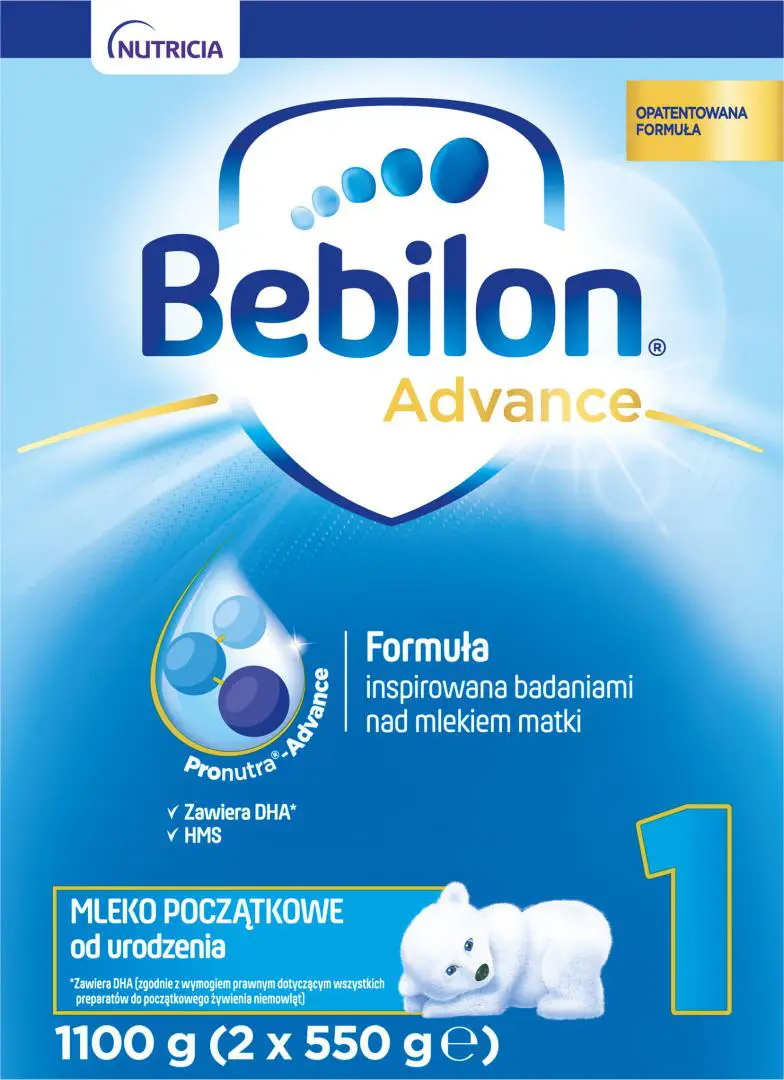 Bebilon 1 Pronutra Advance mleko początkowe 1100 g - 1 - Apteka HIT