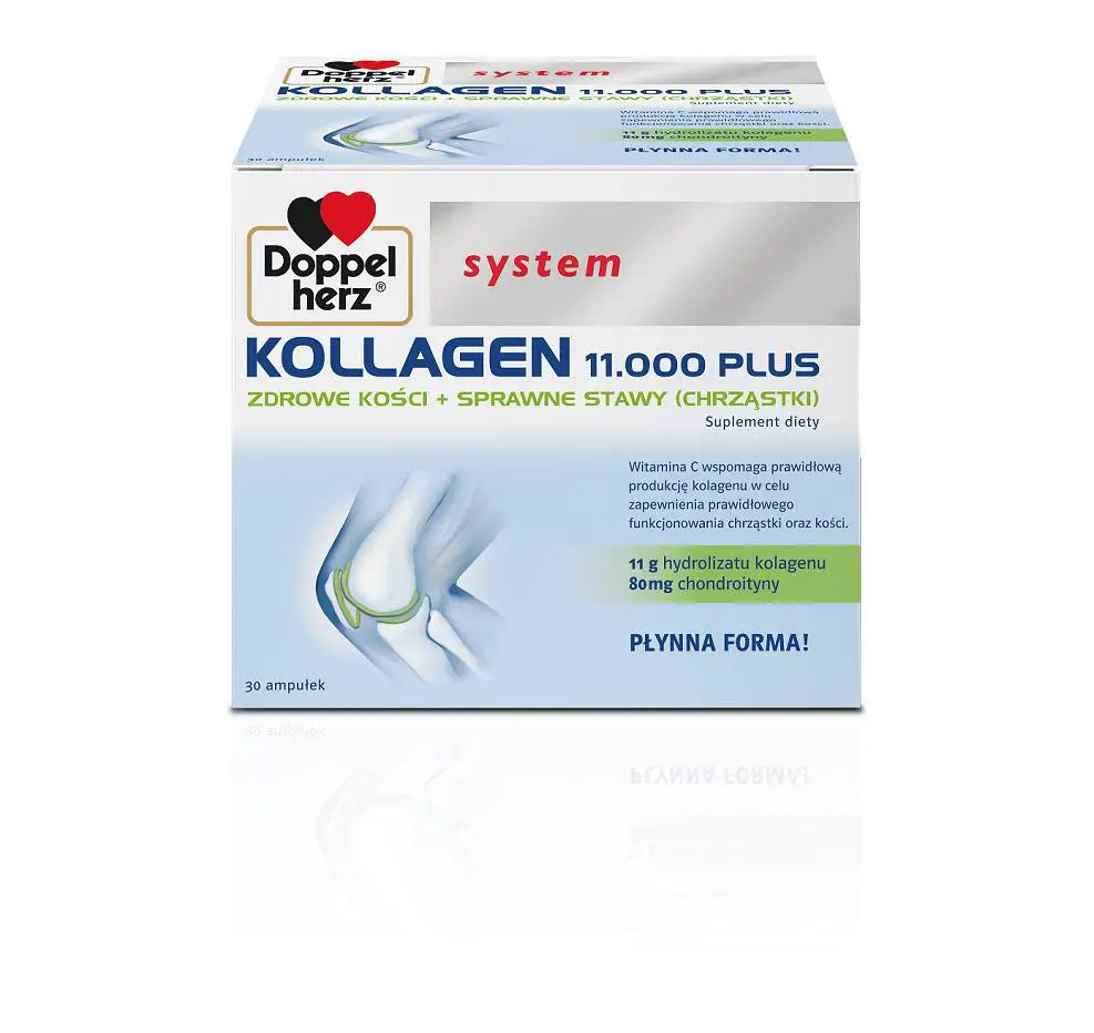 Doppelherz System Kollagen 11000 Plus 30 ampułek po 25 ml - 1 - Apteka HIT