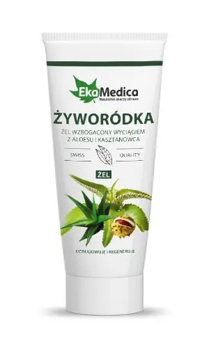 Żyworódka Żel wzbogacony wyciągiem z aloesu i kasztanowca 200 ml - 1 - Apteka HIT