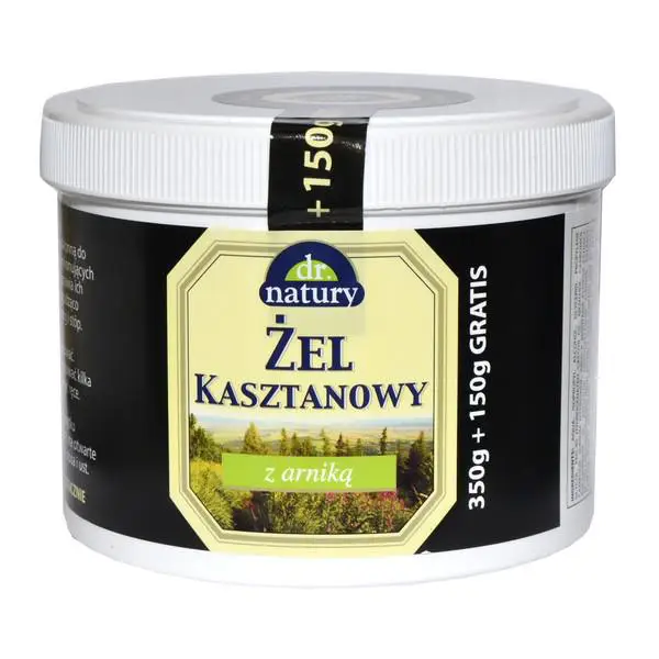 Żel kasztanowy z arniką dr. natury 350 g + 150 g - 1 - Apteka HIT