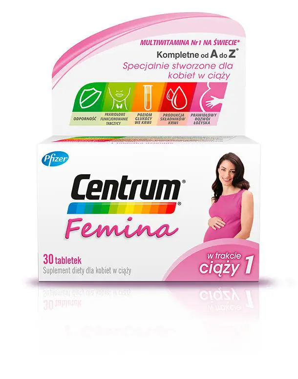 Centrum Femina W trakcie ciąży 1 - 30 tabletek - 1 - Apteka HIT