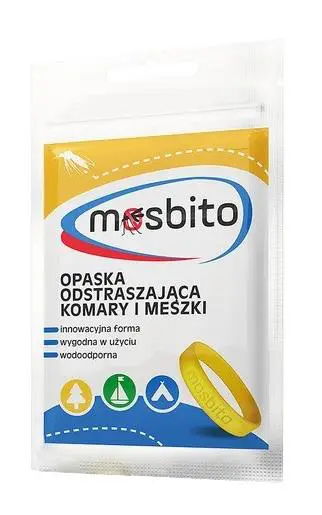 Mosbito opaska odstraszająca komary i meszki 1 szt. - 1 - Apteka HIT