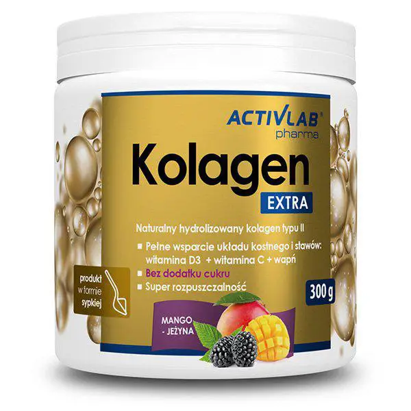 Activlab Pharma Kolagen Extra Smak mango-jeżyna 300 g - 1 - Apteka HIT