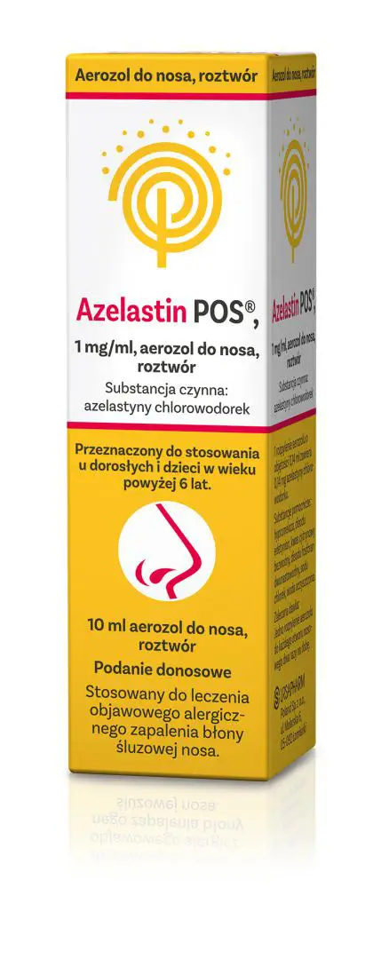 Azelastin POS 1mg/ml aerozol do nosa 10 ml - 1 - Apteka HIT