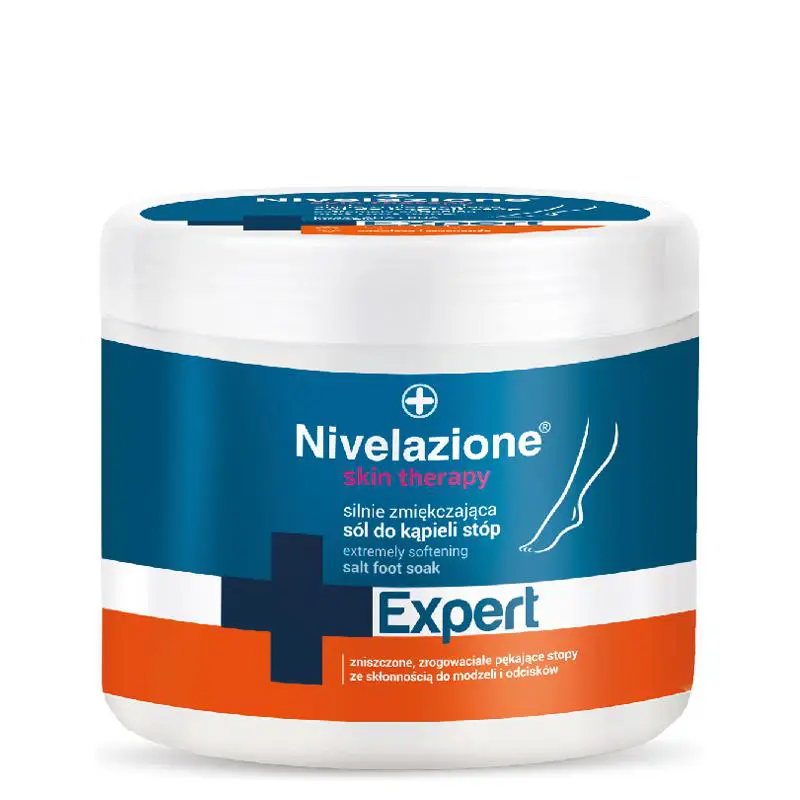 Nivelazione Skin Therapy Expert Silnie zmiękczająca sól do kąpieli stóp 650 g - 1 - Apteka HIT