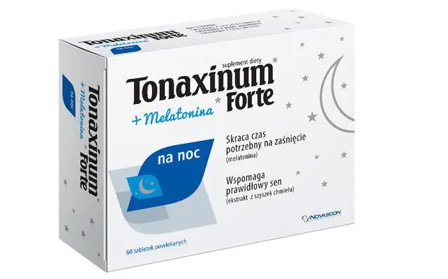 Tonaxinum Forte + Melatonina na noc 60 tabletek - 1 - Apteka HIT