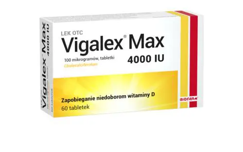 Vigalex Max witamina D 4000 IU 60 tabletek - 1 - Apteka HIT