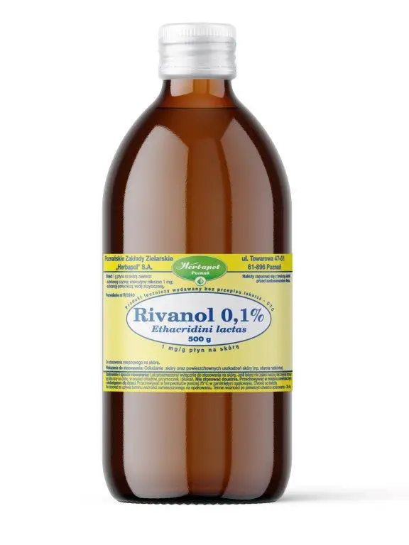 Rivanol 0,1% płyn na skórę 500 g - 1 - Apteka HIT