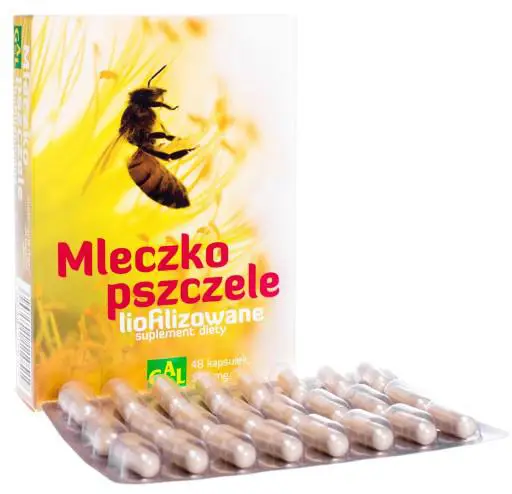 Mleczko pszczele liofilizowane 48 kapsułek GAL - 1 - Apteka HIT