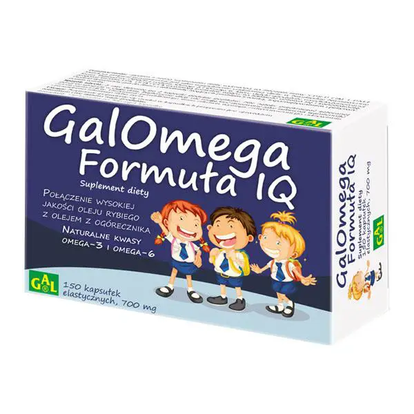 GalOmega Formuła IQ 150 kapsułek GAL - 1 - Apteka HIT