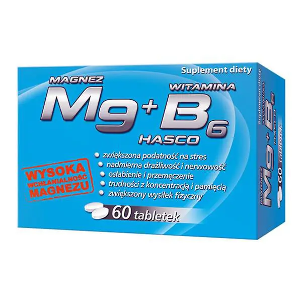 Mg + B6 Hasco 60 tabletek - 1 - Apteka HIT